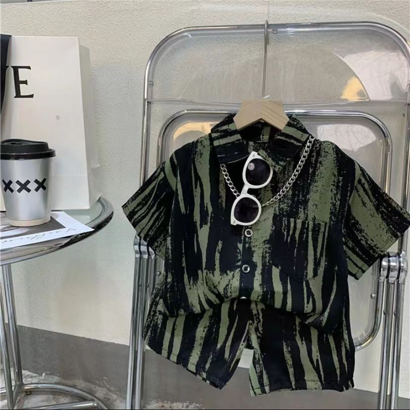 Childrens Short Sleeve Shirt and Shorts
