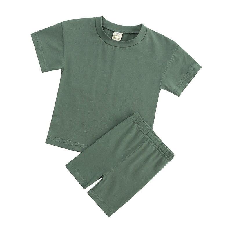 Kids Cotton Short Sleeve Set