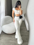 Casual Sports Style Two-Piece Set