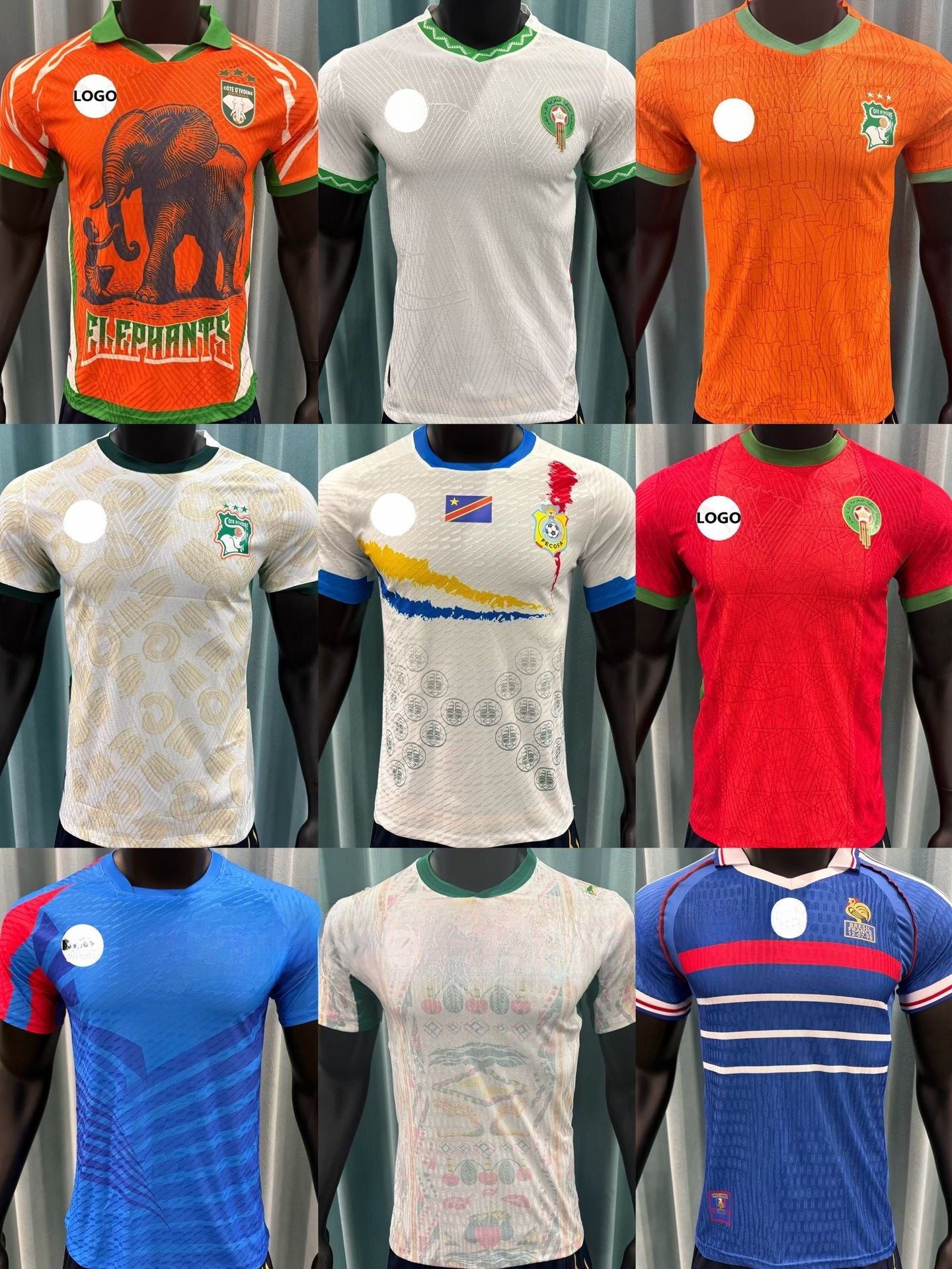 Retro Football Jersey Short Sleeve