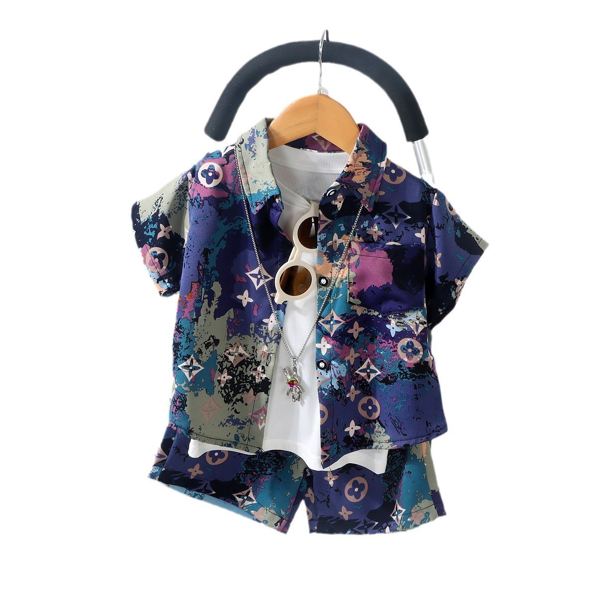 Childrens Short Sleeve Shirt and Shorts