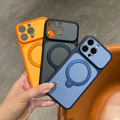 360 Rotating Magnetic iPhone Case with Stand