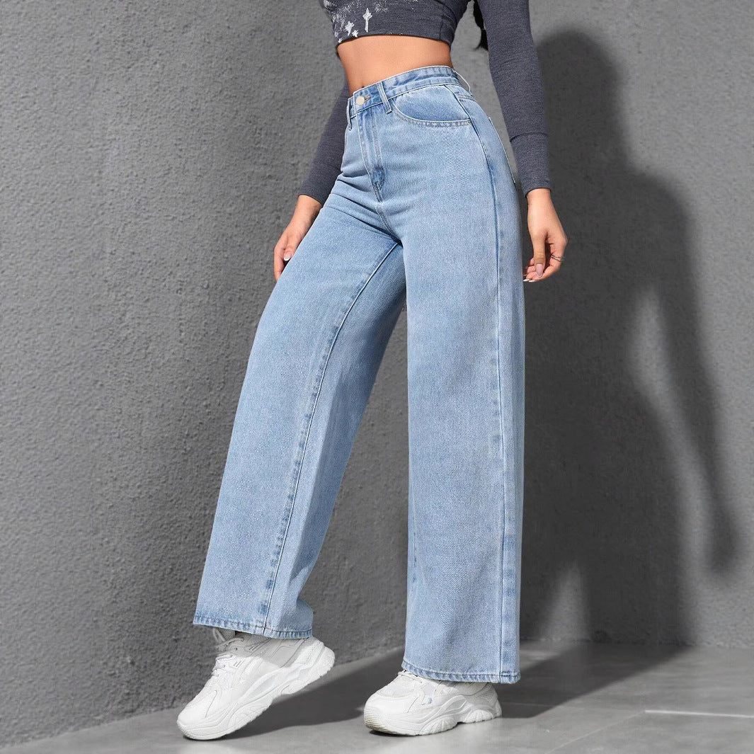 American wide-leg jeans for women