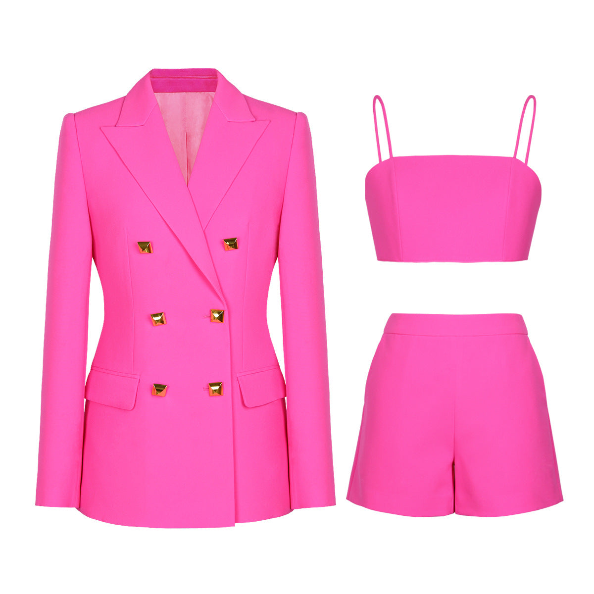 Women's Suspenders Suit Set