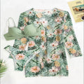 Long Sleeve Swimwear Three Piece Set