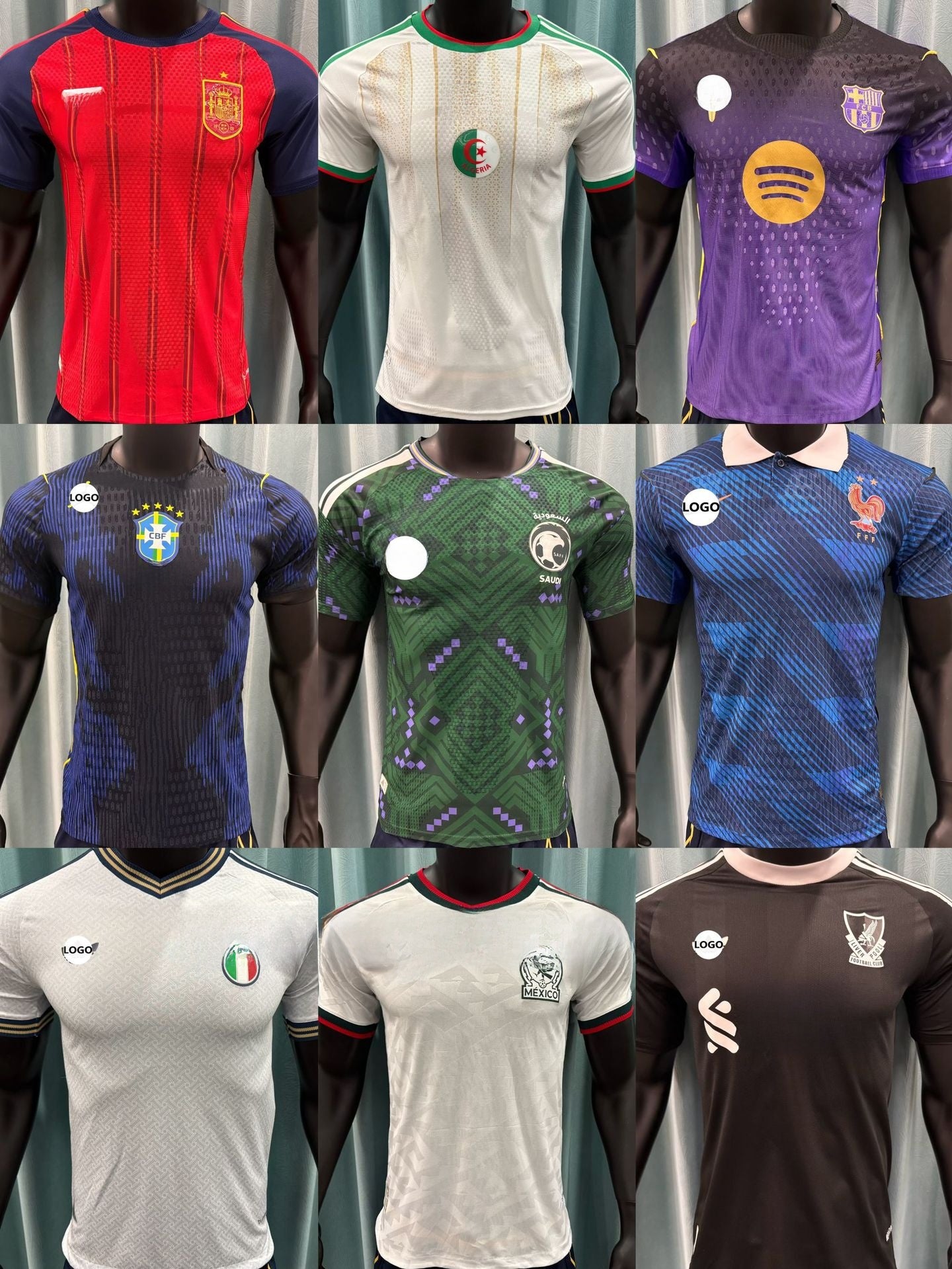 Retro Football Jersey Short Sleeve
