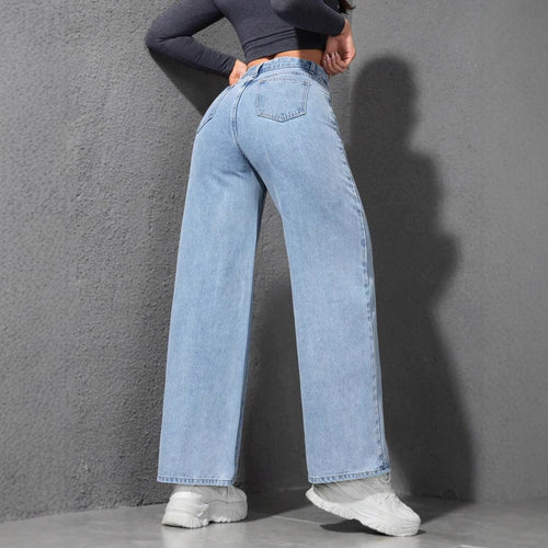 American wide-leg jeans for women