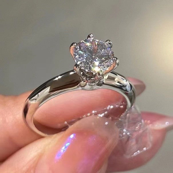 Brass Adjustable Zircon Ring