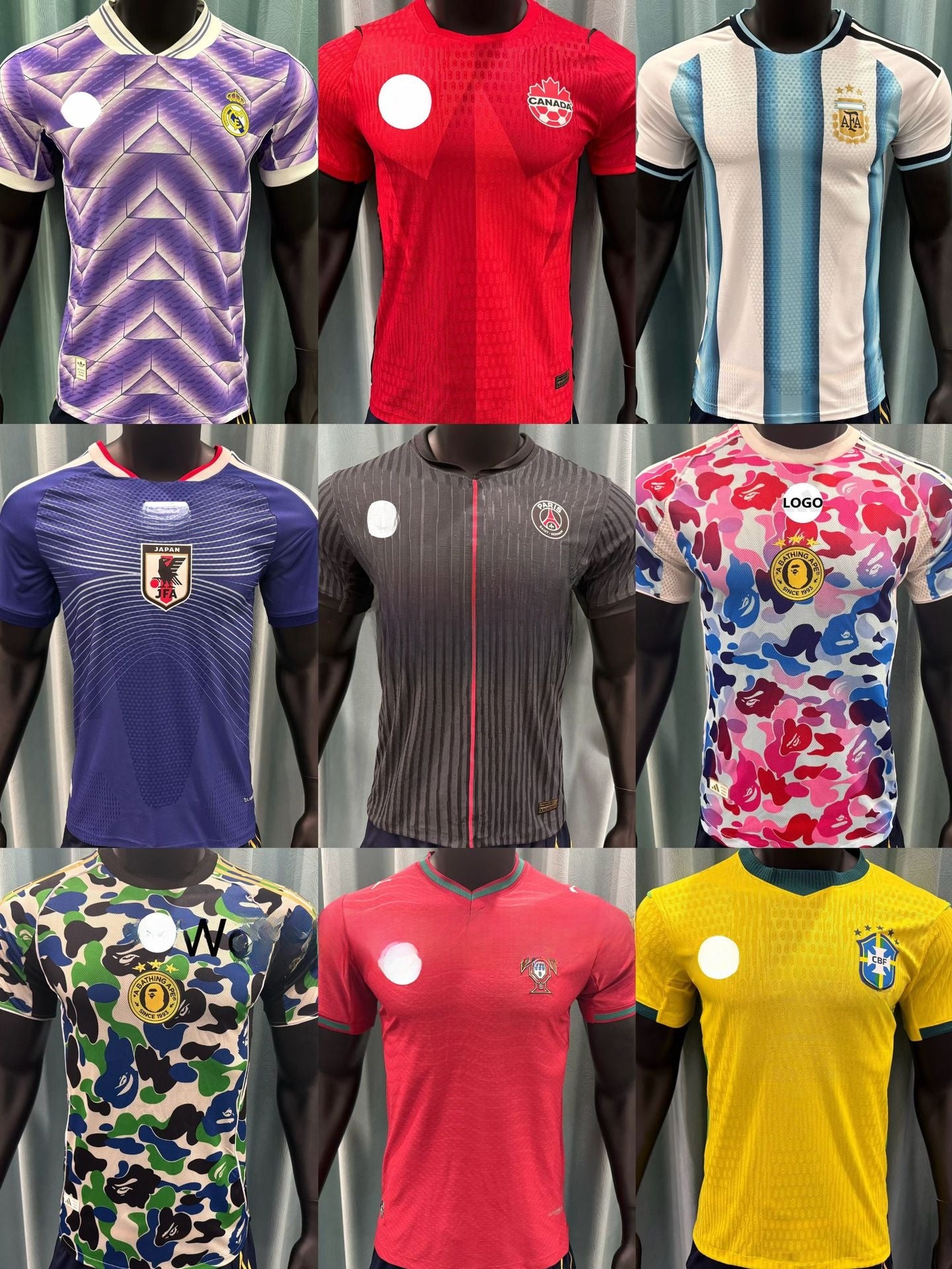 Retro Football Jersey Short Sleeve