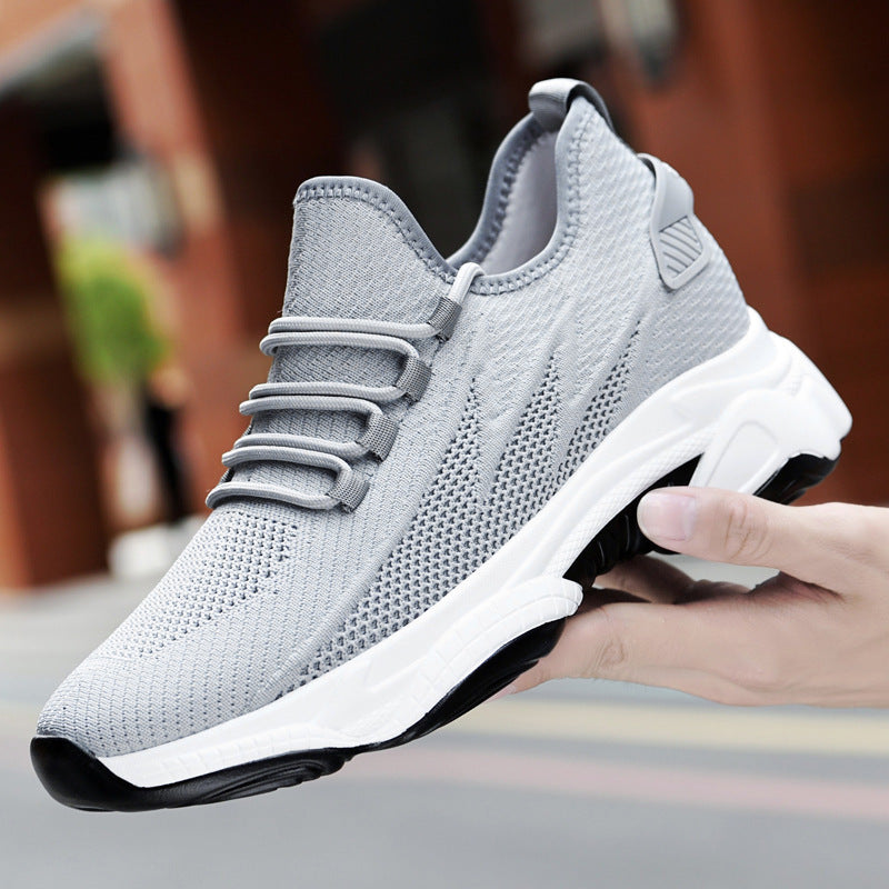 Mens Height Increase Casual Sneakers
