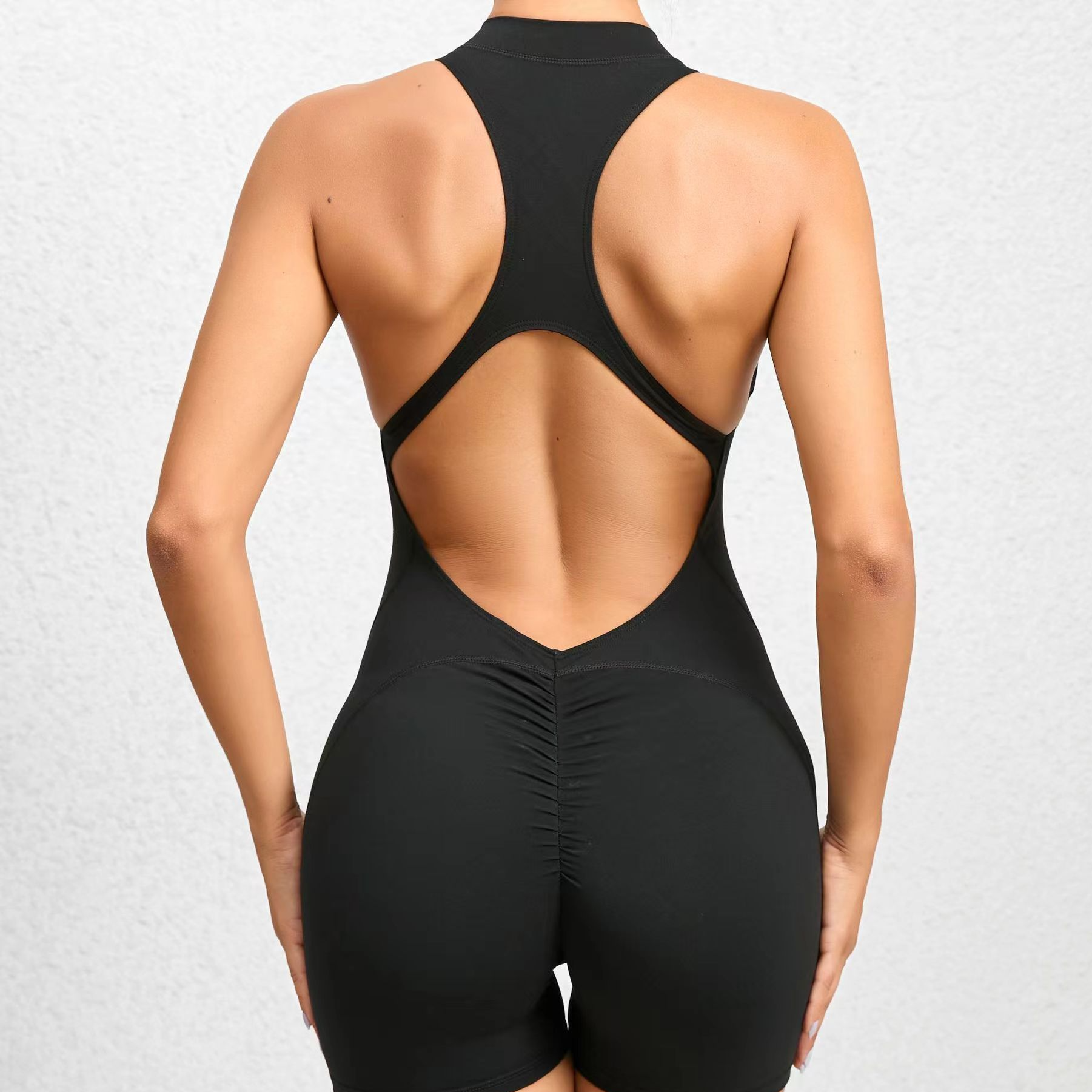 One-piece yoga shorts