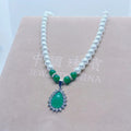 imitation pearl necklace