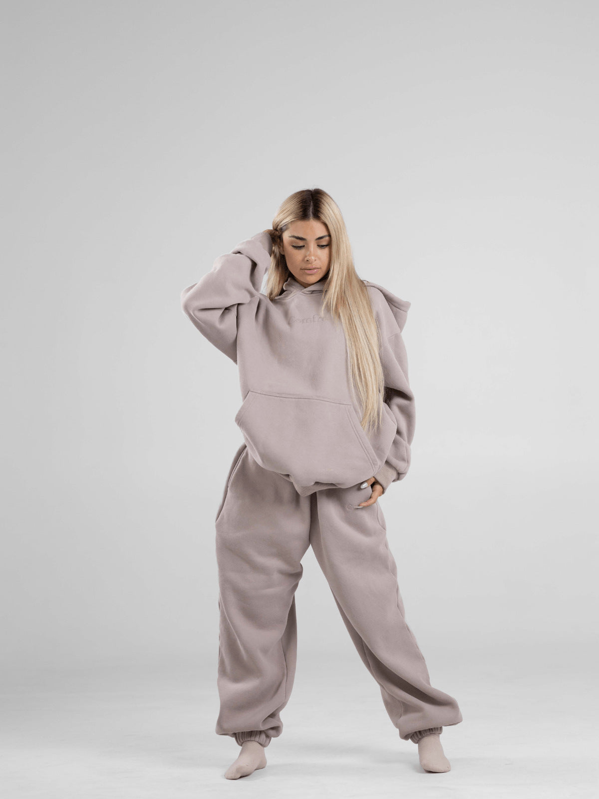 Embroidered blouses and trousers sets
