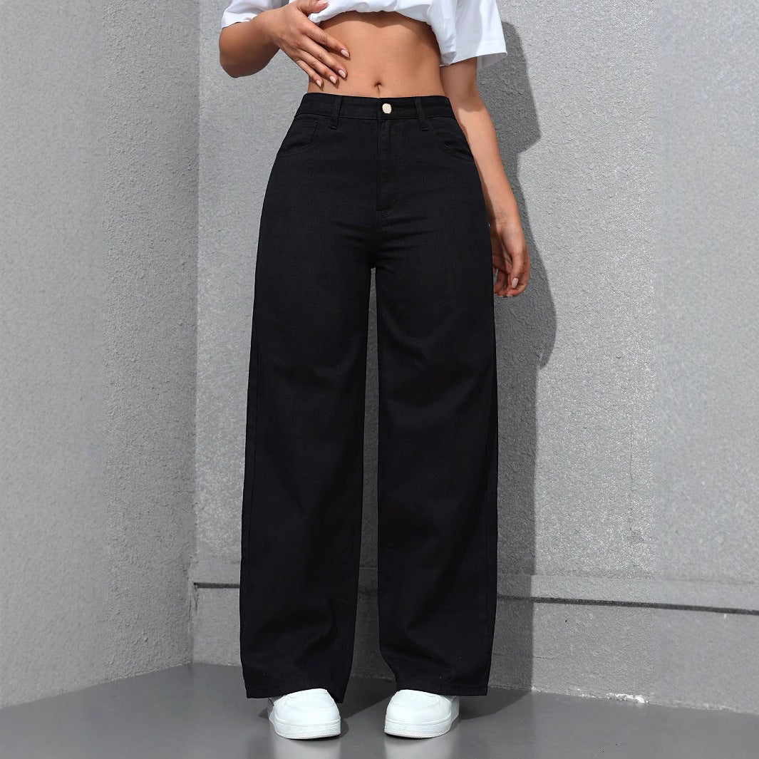 American wide-leg jeans for women