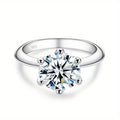 Brass Adjustable Zircon Ring