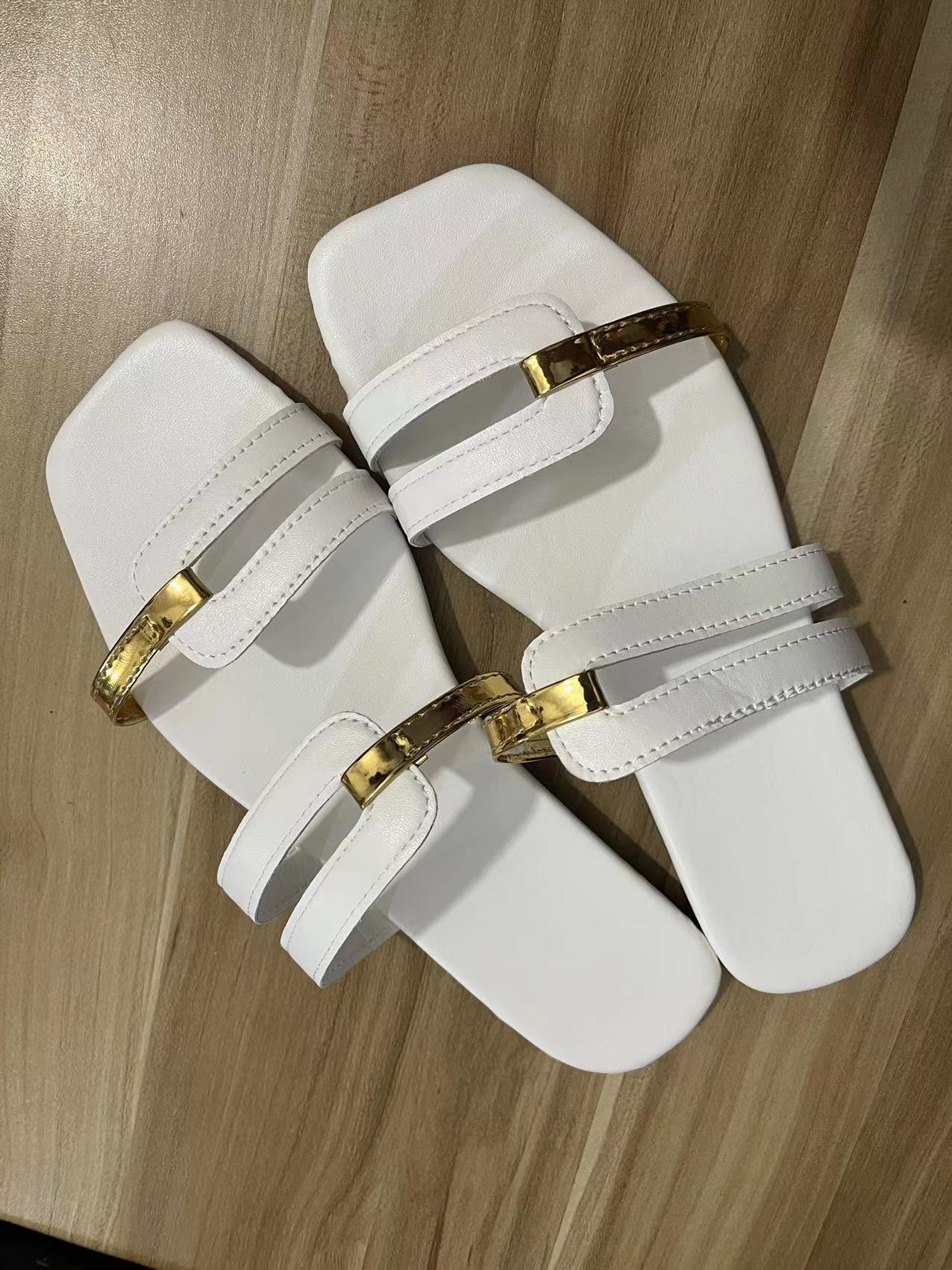 Womens Flat Sole Slip On Slippers