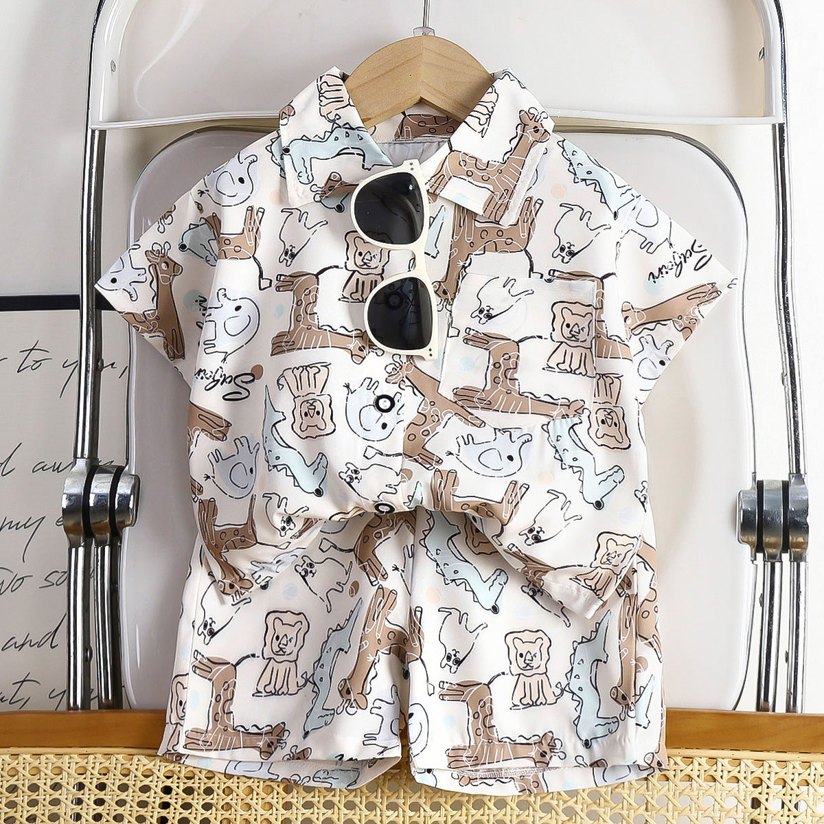 Childrens Short Sleeve Shirt and Shorts