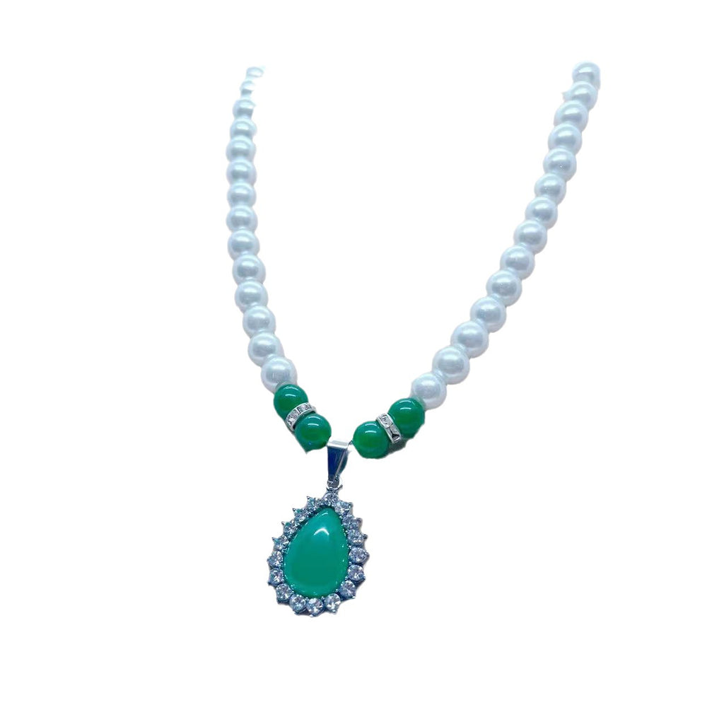 imitation pearl necklace