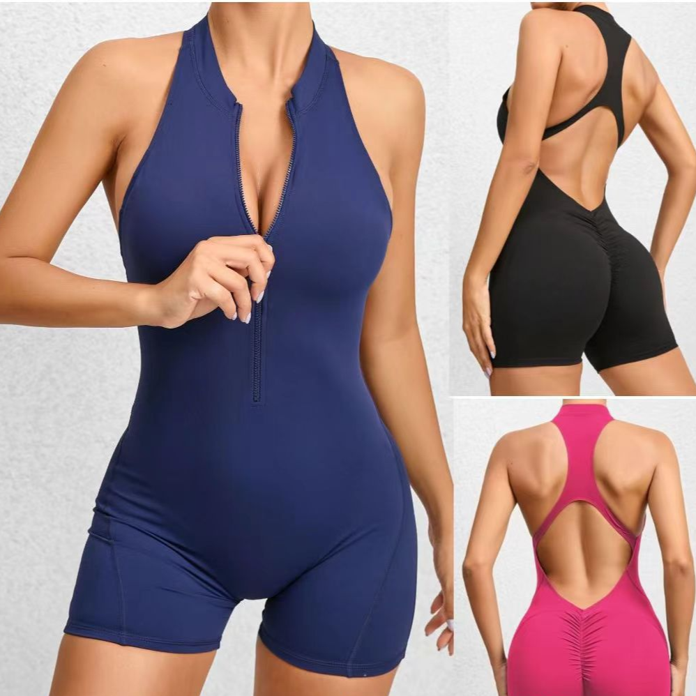 One-piece yoga shorts
