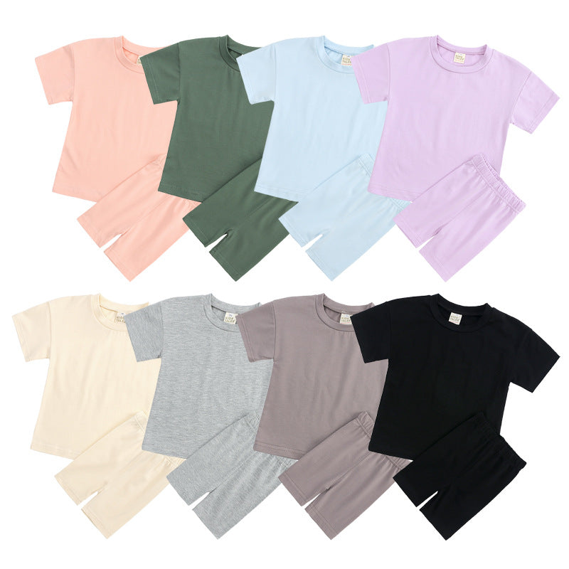 Kids Cotton Short Sleeve Set