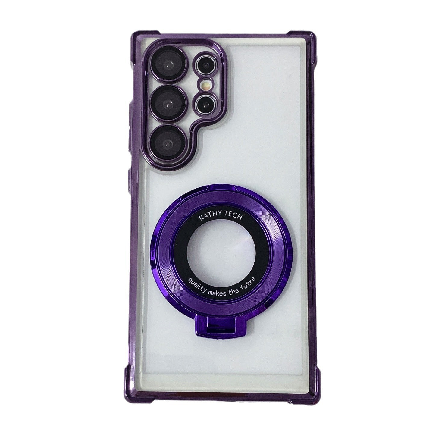Magnetic Phone Case with Stand Shockproof Hard Case