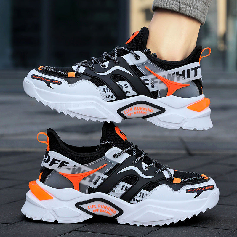 Mens Breathable Running Sneakers
